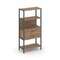Shelf System Односекционный стеллаж четырехярусный с ящиками SN.STM-412 Дуб Табак/Металл Антрацит 81