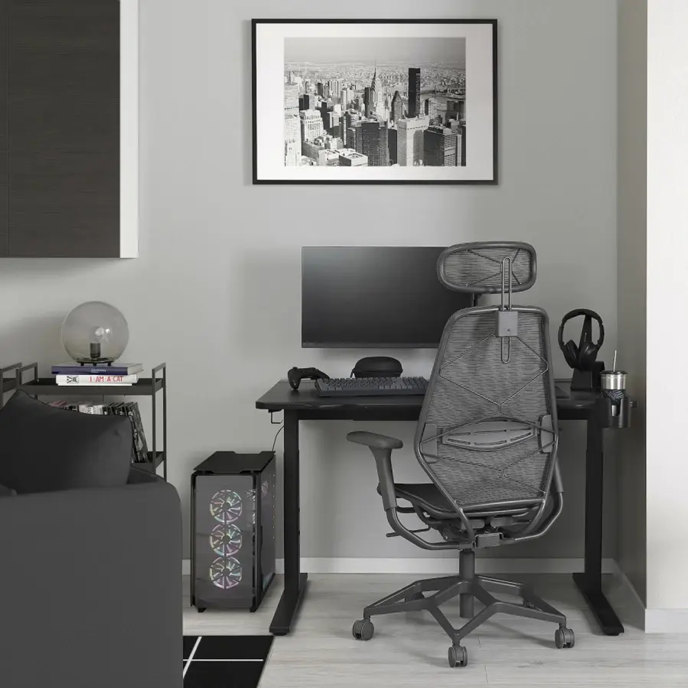 Игровой стол- UTMANING IKEA, УТМАНИНГ ИКЕА, 120х80, черный