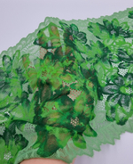 Кружево эластичное зелёное К625