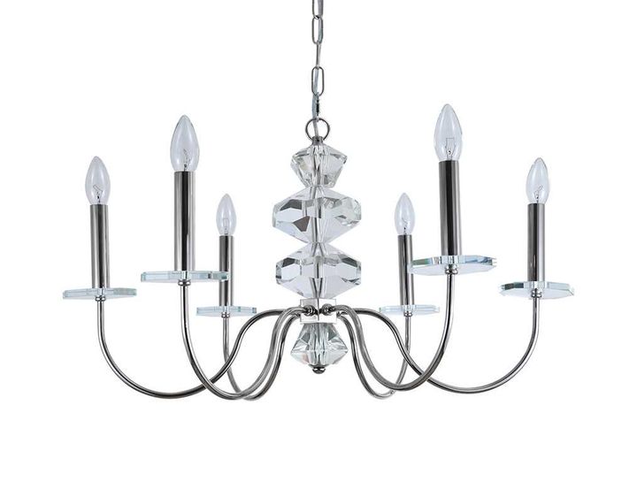 Люстра NEWPORT 3876/С nickel