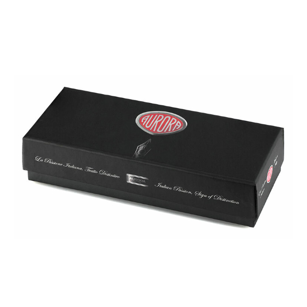 Шариковая ручка Aurora Ottantotto black GT, в подарочной коробке