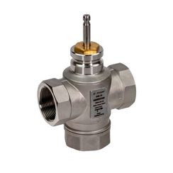 Клапан регулирующий РИДАН VRB-3R PN25 DN32 KVS12 Tmax130, 3-х ход., седельный, внутр.рез.,нерж.сталь