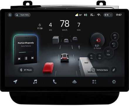 Магнитола для VW Touareg 2 2010-2018 (RCD550, поддержка подогревов) - Teyes CC4-PRO монитор 13" 2K QLED на Android 13, Snapdragon 778G, 8+128, AI, CarPlay, DSP, 4G SIM-слот
