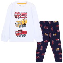 Пижама для мальчика с машинами 86-98