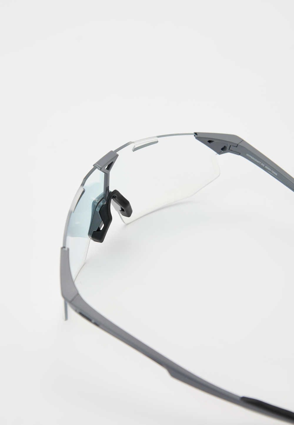 Спортивные очки 100% HYPERCRAFT SQ Gloss Light Grey - Rose Gold Mirror Photochromic Lens