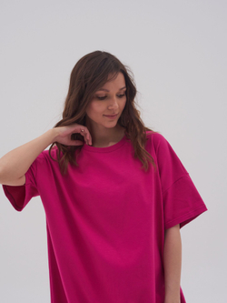 Платье футболка Миди