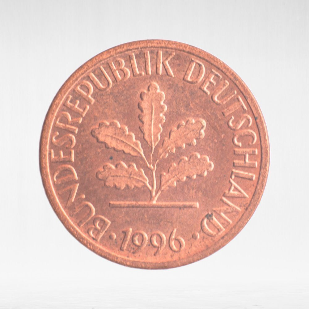 Germany, 1 Pfennig, 1996, (Stuttgart Mint - "F"), XF