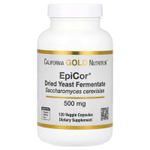 California Gold Nutrition, Epicor®, сухой дрожжевой ферментат, 500 мг, 120 растительных капсул