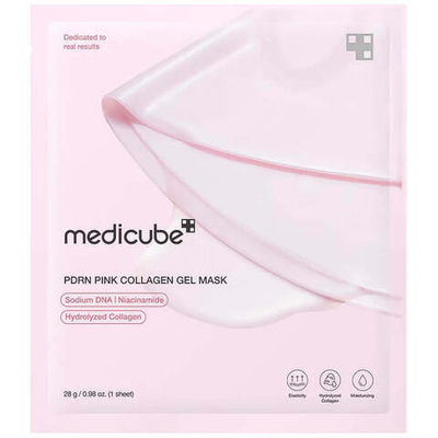 Гидрогелевая маска с ПДРН и коллагеном medicube PDRN Pink Collagen Gel Mask