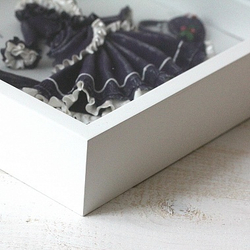 Проволока Белая в тейп ленте японская для цветов толстая №18, 100 шт.