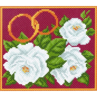 "Свадебное кольцо"-1060 канва с рисунком