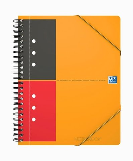 Бизнес-тетрадь International MeetingBook A5+ (18.6*21см) линейка 80л пластиковая обложка