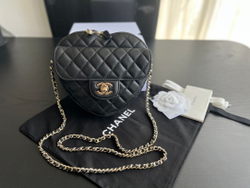 Chane1 Heart Bag 18 cm