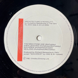 Винтажная виниловая пластинка LP Orchestral Manoeuvres In The Dark Architecture and Morality (Canada 1981)
