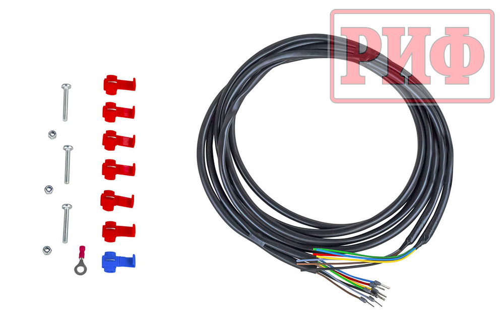 Бампер силовой задний Mitsubishi L200 2019+ с квадратом под фаркоп и фонарями РИФ