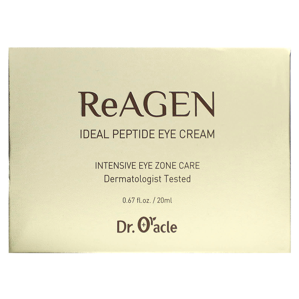 Dr. Oracle, ReAgen, крем для кожи вокруг глаз с пептидами, 20 мл (0,67 жидк. унц.)