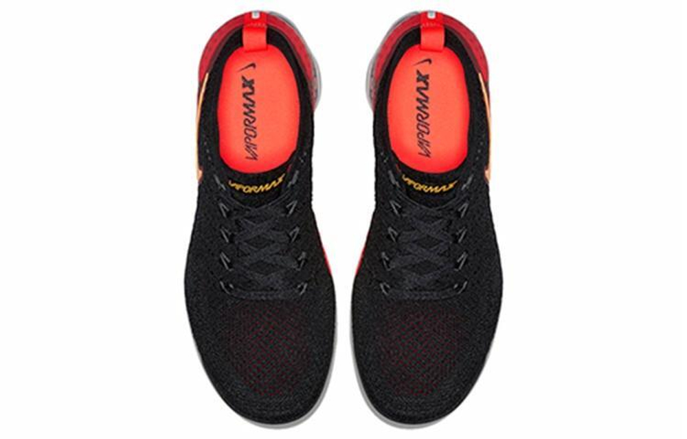 Кроссовки Nike Vapormax Black Laser Orange Total Crimson