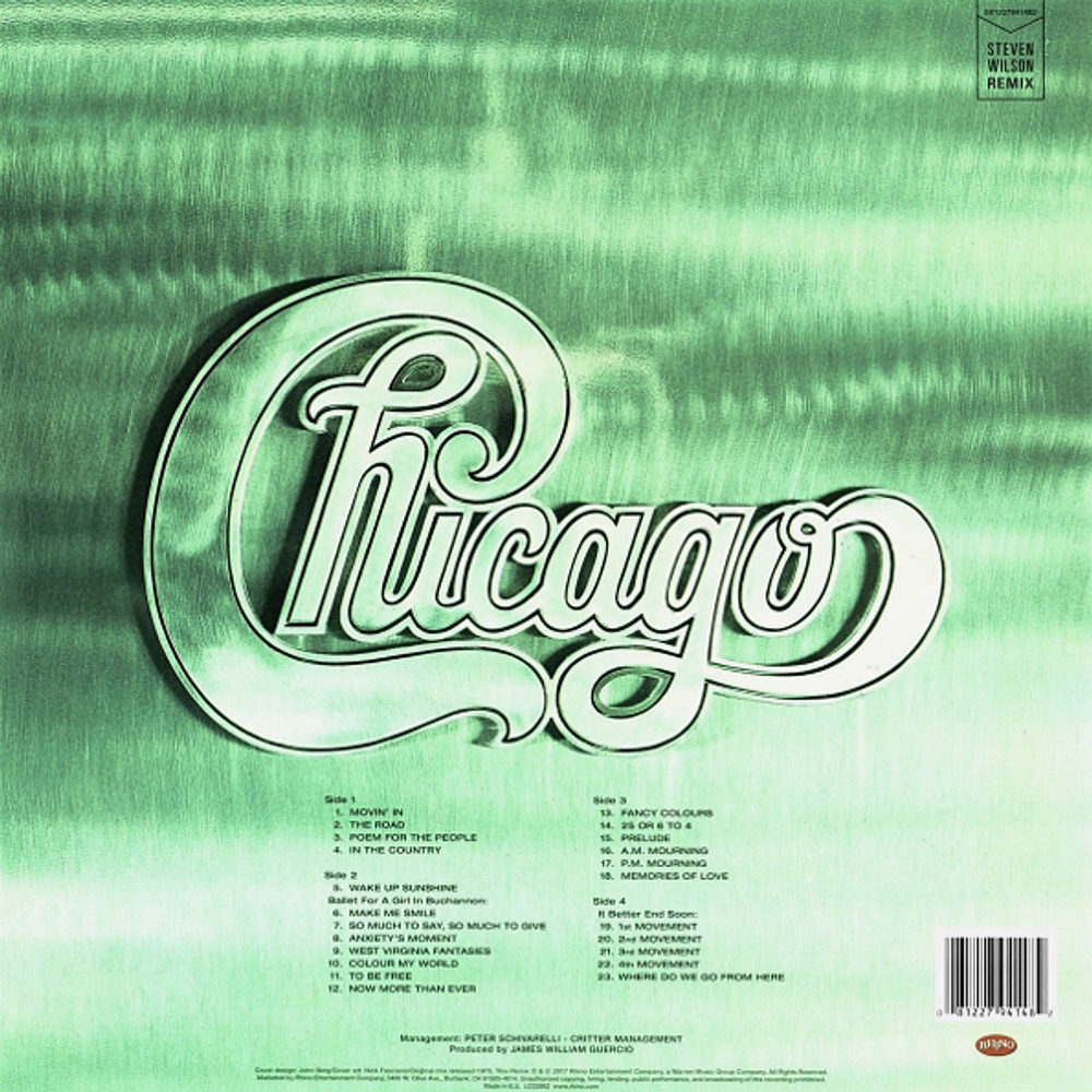 Chicago / Chicago II (Steven Wilson Remix)(2LP)
