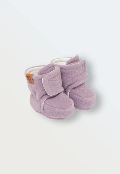 Пинетки из флиса "Cute" (лаванда-грей)