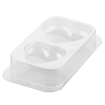 Набор термоформованных форм для шоколада и конфет secret love, 2 шт.