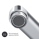 Смеситель для ванны и душа с длинным изливом AM.PM Like F8090016 Хром