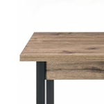 Стол деревянный Woodville Форли дуб велингтон, черный матовый