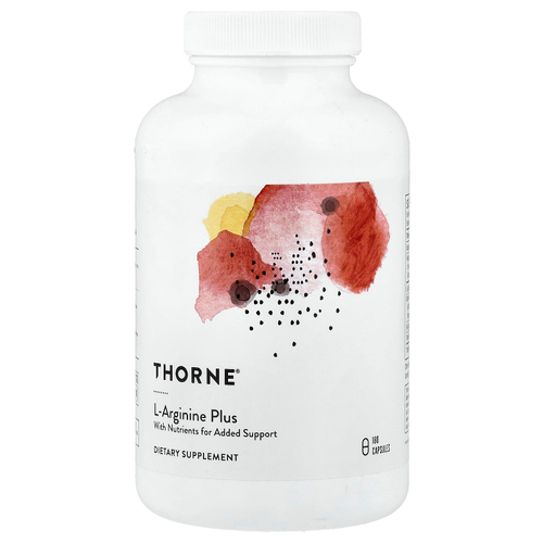 Thorne, Perfusia Plus, аргинин и кофакторы, 180 капсул