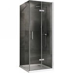 Душевой уголок Abber Zart 90x70 AG08090P-S71 профиль Хром стекло прозрачное