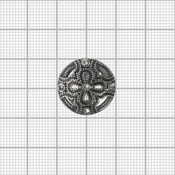 "Фатели" кольцо в серебряном покрытии из коллекции "Antique" от Jenavi