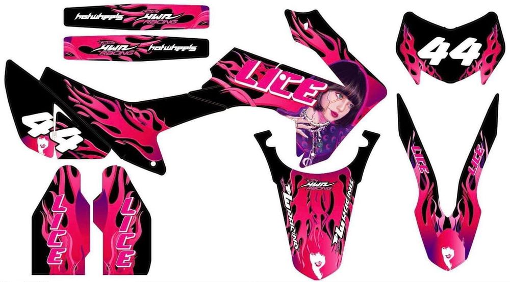 Graphic decal set, Sticker kit, for Honda CRF250L-M 2012-2020