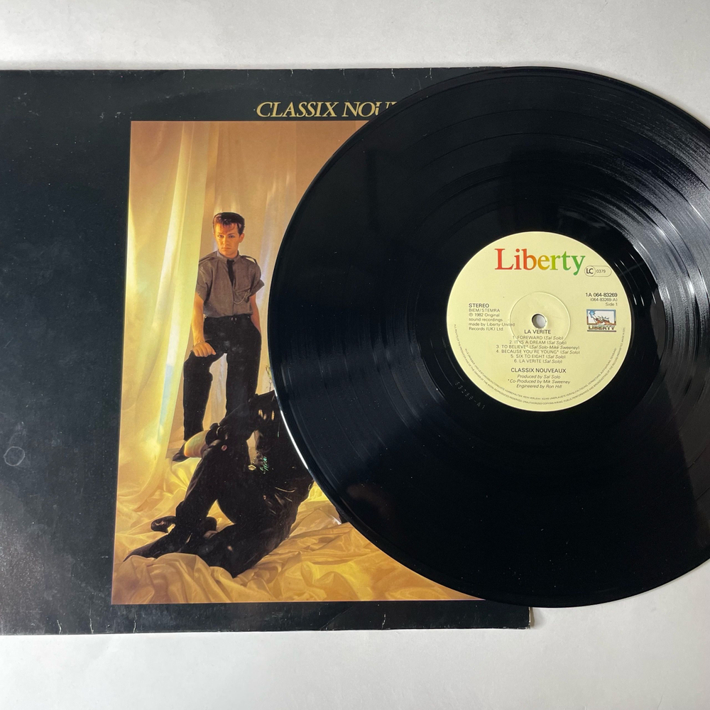 Винтажная виниловая пластинка LP Classix Nouveaux La Verite (Нидерланды 1982)