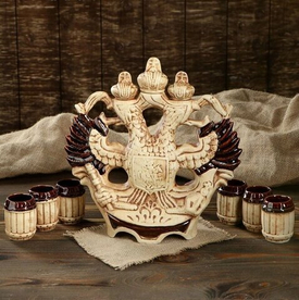Мужская керамика: подарочные штофы