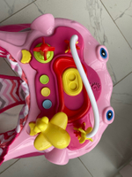 Ходунки детские Farfello арт. 5529 (Розовый, принт линии)