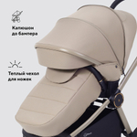 Детская коляска Rant Flex Therm Soft 3 в 1 с автокреслом Cruise Black Sandy Beige