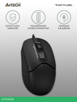 Мышь A4Tech Fstyler черный (FM12S)