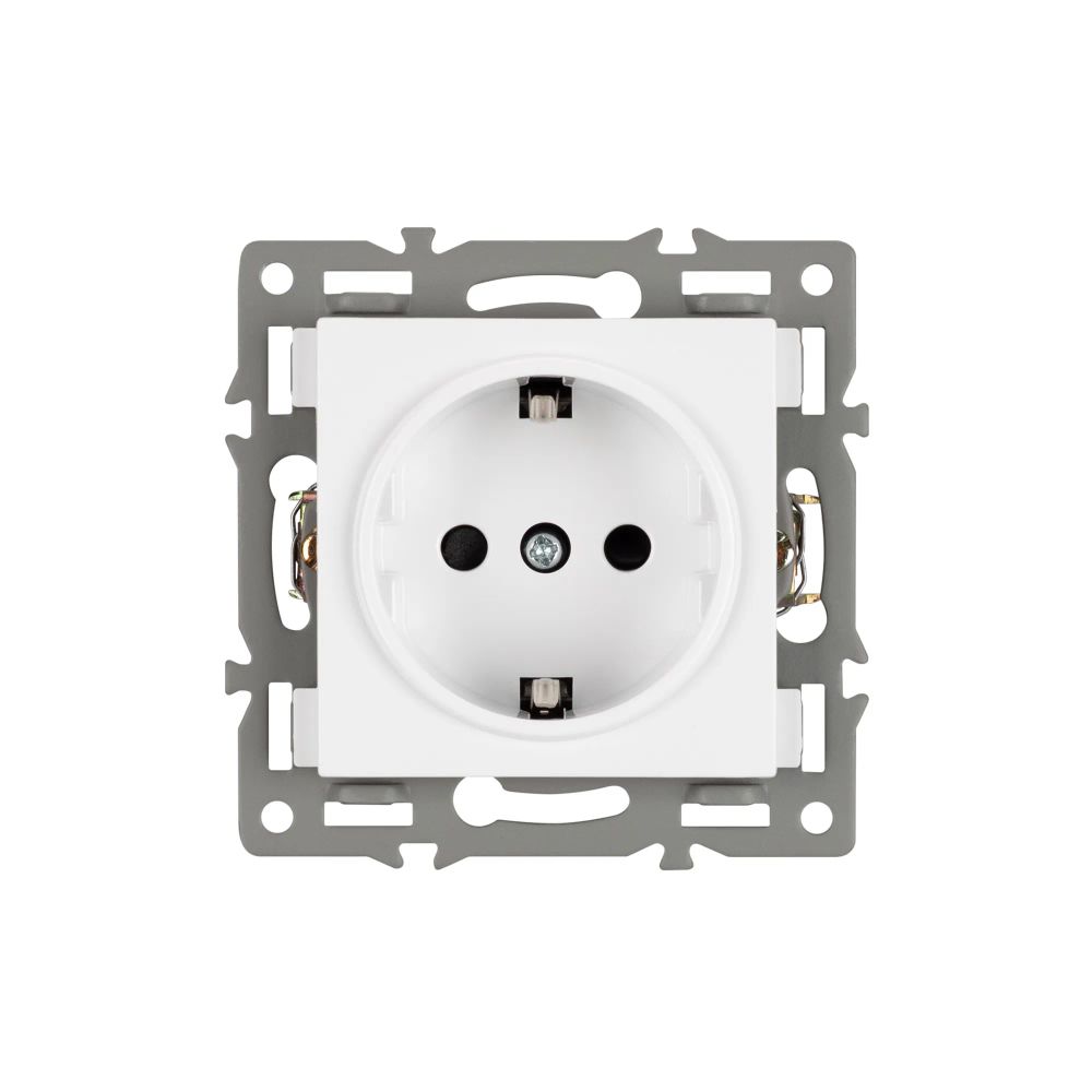 Механизм электрической розетки SCT-MEU1-PL-WH (250V, 16A) (Arlight, -) 043730