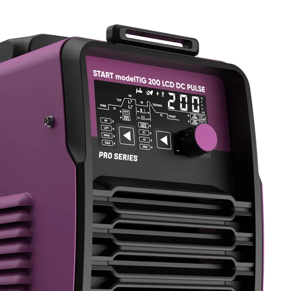 OSA START modelTIG 200 LCD DC PULSE Установка аргонодуговой сварки 3W200PL — полупрофессиональный аргонодуговой сварочный аппарат tig для монтажников, 200 А