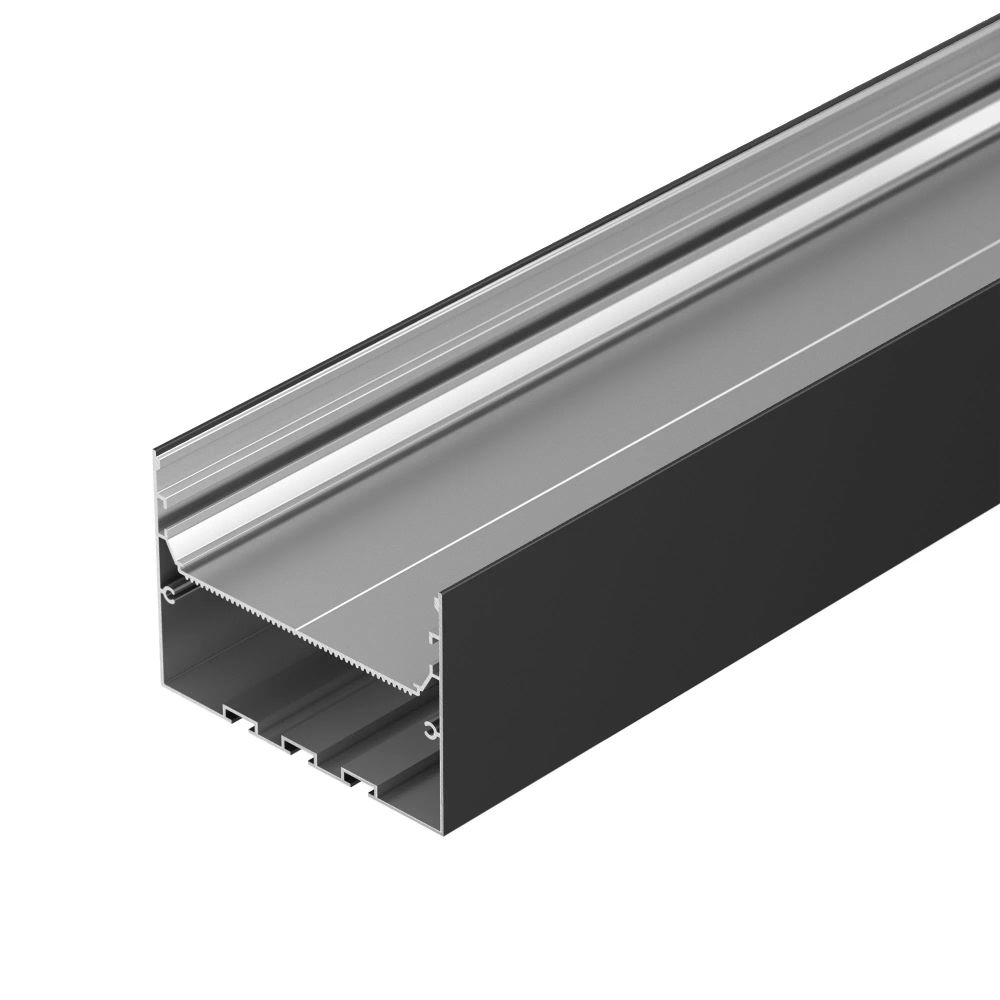 Профиль POWER-W100H70-2000 BLACK (Arlight, Алюминий) 056214