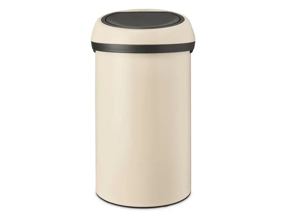 Brabantia Корзина для мусора Touch 40 л бежевая
