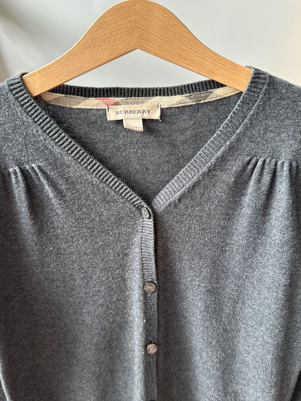 Кардиган из хлопка с шерстью Burberry, 140