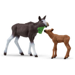Schleich Wild Life - Лось и теленок 42603 / артикул   42603  / GTIN 4059433654027