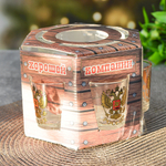 Набор 7 предметов (6 стопок 50мл, пепельница) Золотой герб России