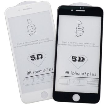 5D 9H защитное стекло для iPhone 7/iPhone 8 черное