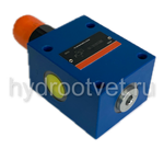 DBDH10G1X/100 - Предохранительный клапан прямого управления Ду10, давление регулировки до 100 бар, тип монтажа - резьбовой, элемент регулировки H = рукоятка