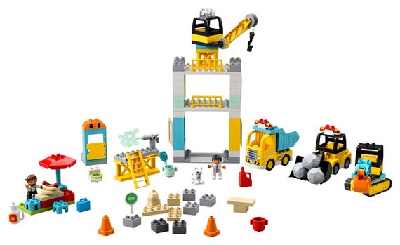 Lego konstruktor Duplo Tower Crane &amp; Construction