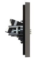 FORTE&PIANO Розетка двойная TV+RJ45 кат.5E FP336 серый IEK