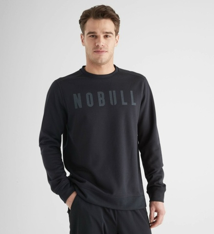 Кофта черная NOBULL без капюшона