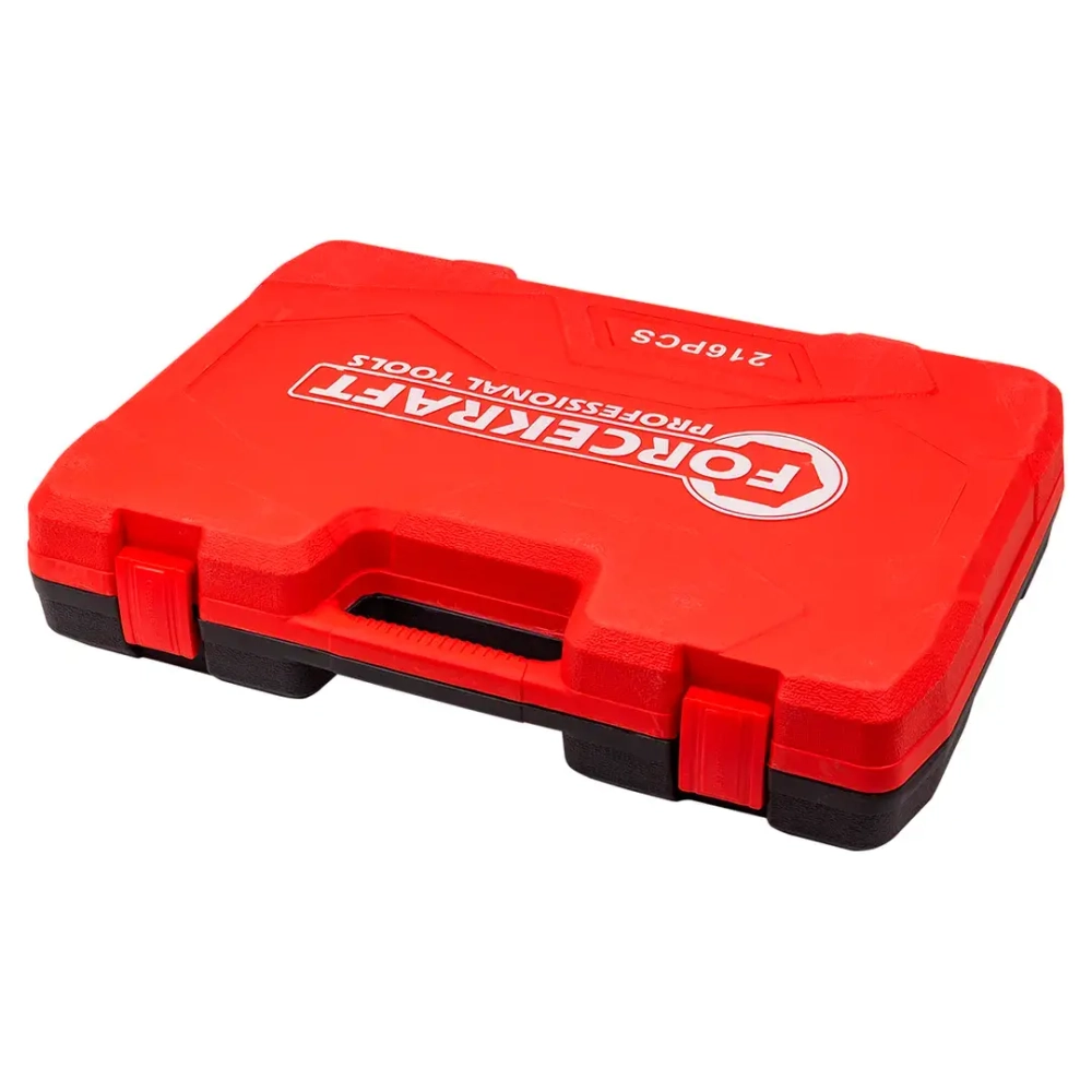 Набор инструментов 216пр. 1/4''3/8''1/2''(6гр.)(4-32мм) FORCEKRAFT FK-38841New