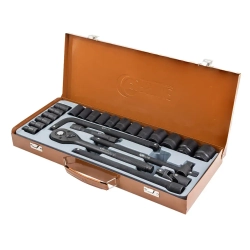 Набор инструментов 24пр. 1/2''(6гр.)(8-32мм) FORSTIME FT-4245B-5MPB
