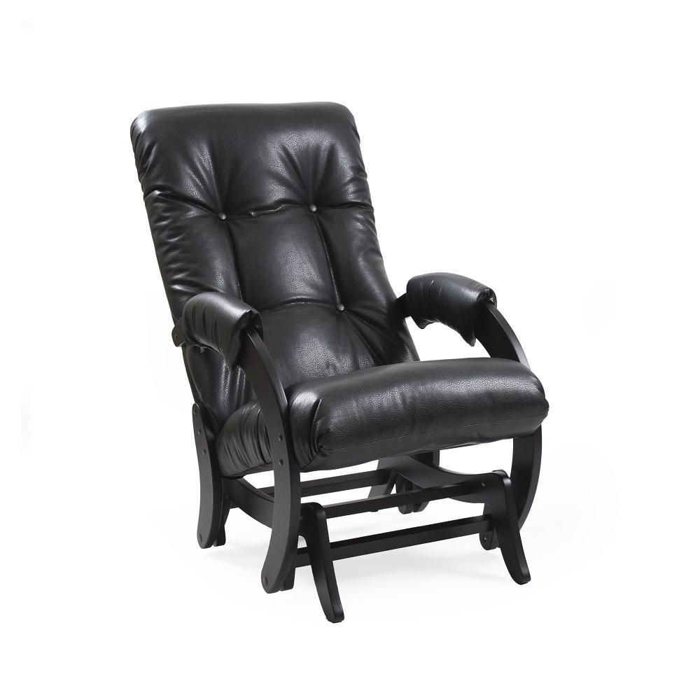 Кресло-глайдер МИ Модель 68, венге, к/з Vegas lite black